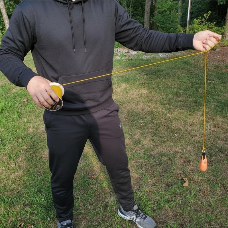 Blaze Line 100% Polyester Climbing Throw Line Rope 3 mm (1/8 in) 150 ft Spool Cord 350 lbs Tensile Strength (Luminous Yellow) - Image 4